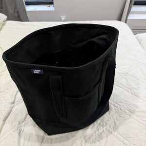 Lands' End Classic Black Canvas Tote